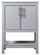 24" SIngle Bathroom Vanity, Grey