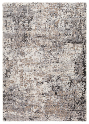 Surya Tuscany TUS-2311 5'3"x7'3" Rug, Tan/Ivory/Black/Medium Gray