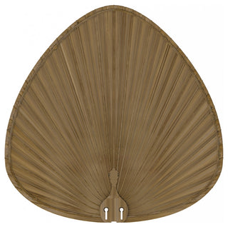 Islander DC 22" Indoor/Outdoor Wide Oval Palm Blade Set of 5 Koa