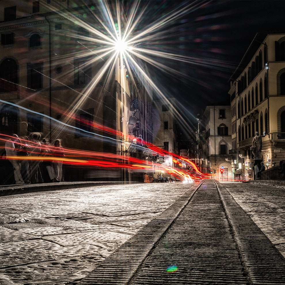"Florence Flares Two, " Paper, 48"x24"