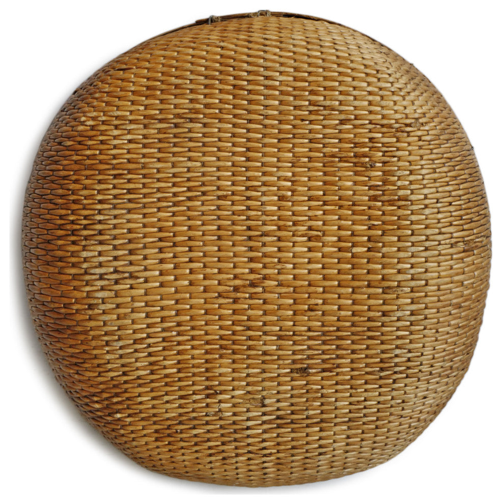 Consigned Jumbo Bamboo Grain Basket