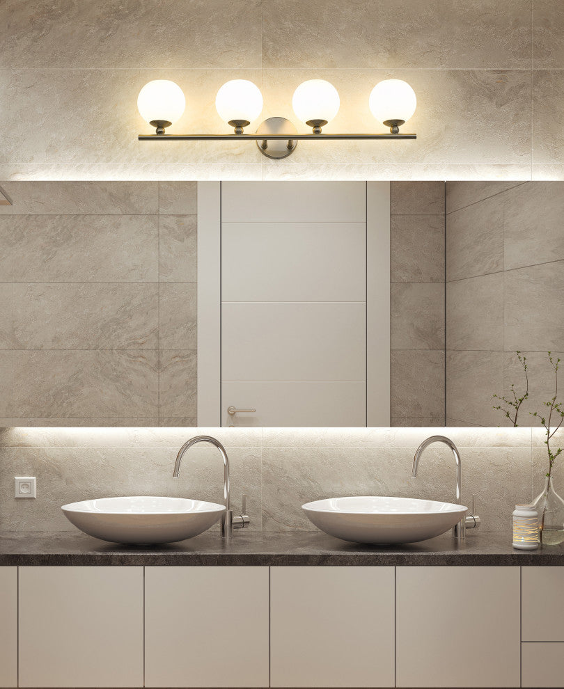 Z-LITE 4-Light Vanity, Brushed Nickel