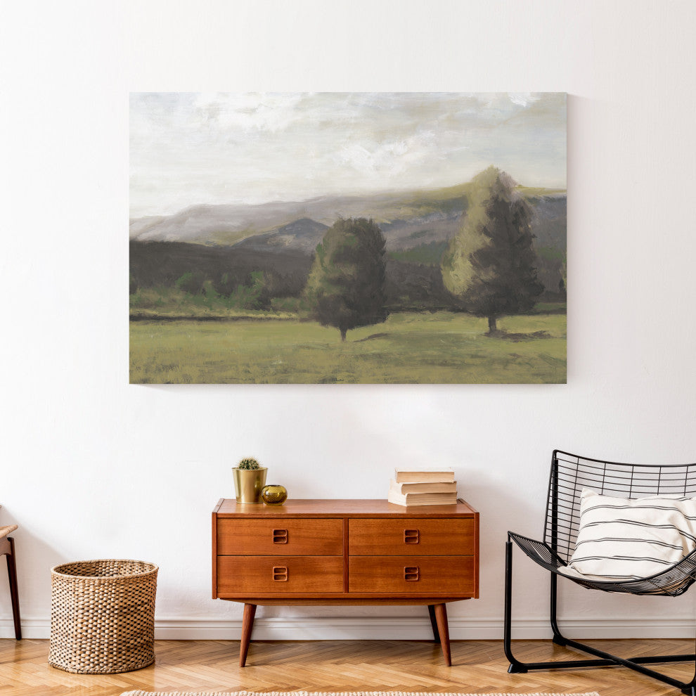 Painterly Treescape 32"x48" Canvas Wall Art