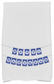 Banner Day, Word Print Hand Towel, Gray, 18 x 30"