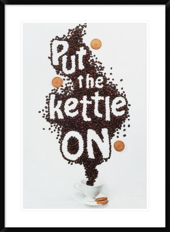 "Put The Kettle On!" Framed Digital Print by Dina Belenko, 28"x38"
