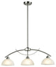 Arched Multi-Light Kitchen Island Lighting, 3-Light-Bn