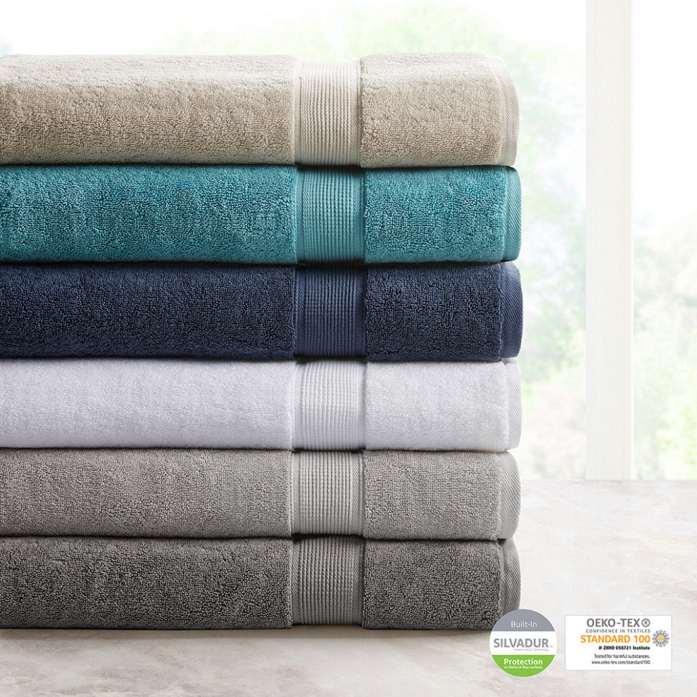 Madison Park Signature 800gsm 2-Piece Oversized Bath Sheet Towel Sett, Taupe