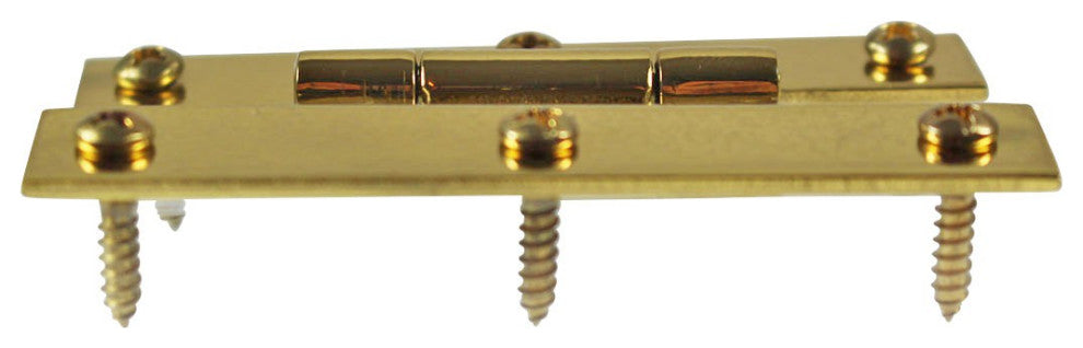 3" Solid Brass Cabinet H Hinge Offset PVD Long Lasting Finish Pack of 2
