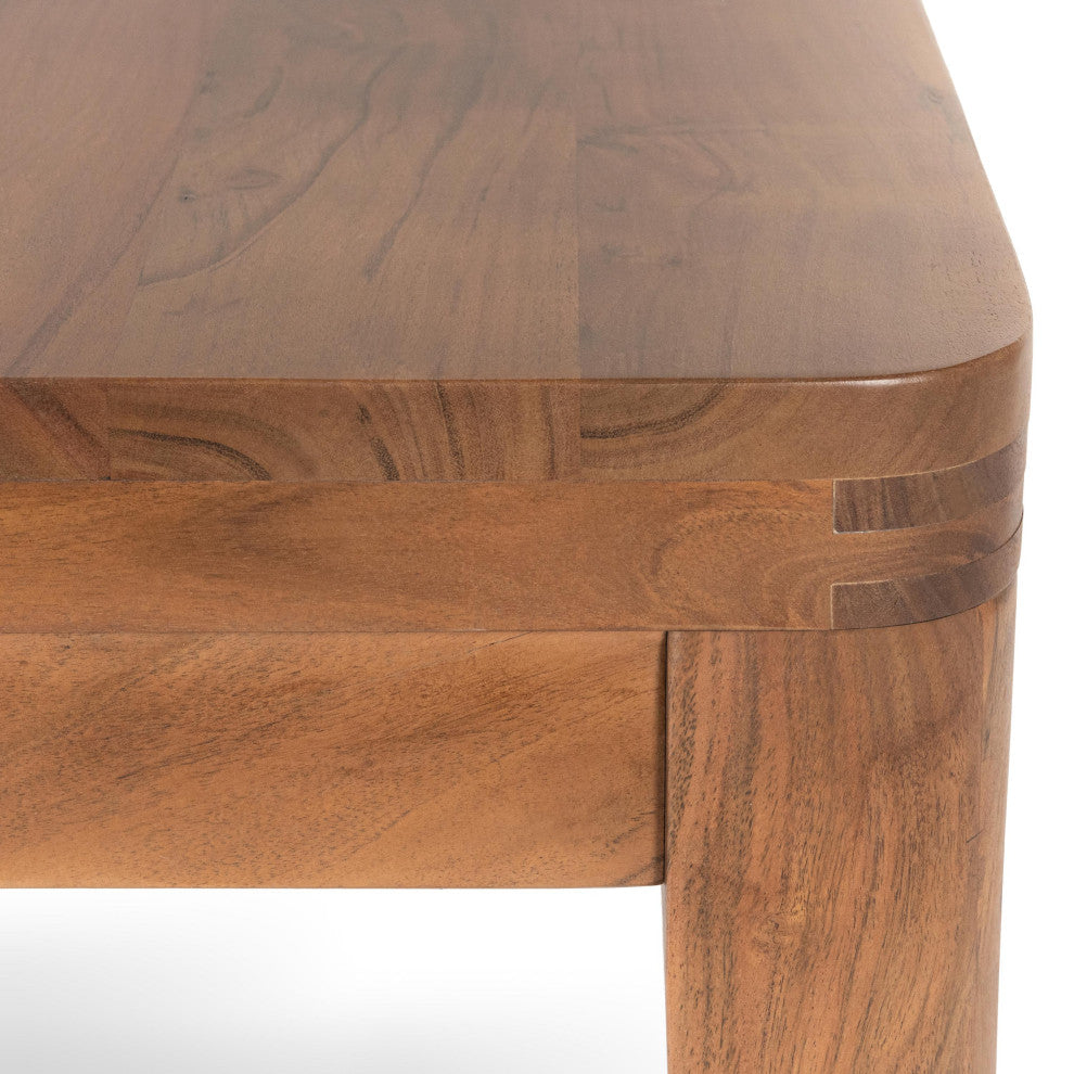 Arno 72" Acacia Wood Dining Table, Natural Finish by Kosas Home