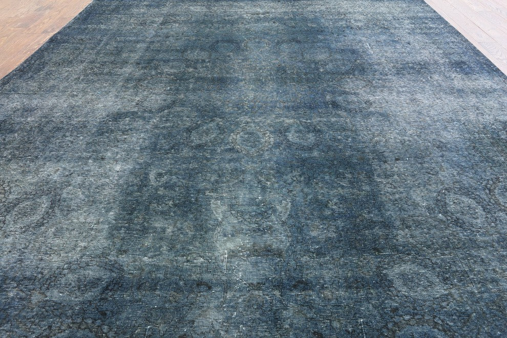 Oriental Hand Knotted Overdyed Area Rug 10'x13', W2074