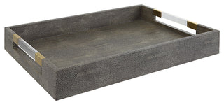 Uttermost Wessex Gray Tray