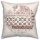 Circle Fall Pattern 6 20"x20" Spun Poly Pillow