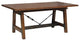 Lexicon Holverson Wood Dining Room Table in Rustic Brown and Gunmetal