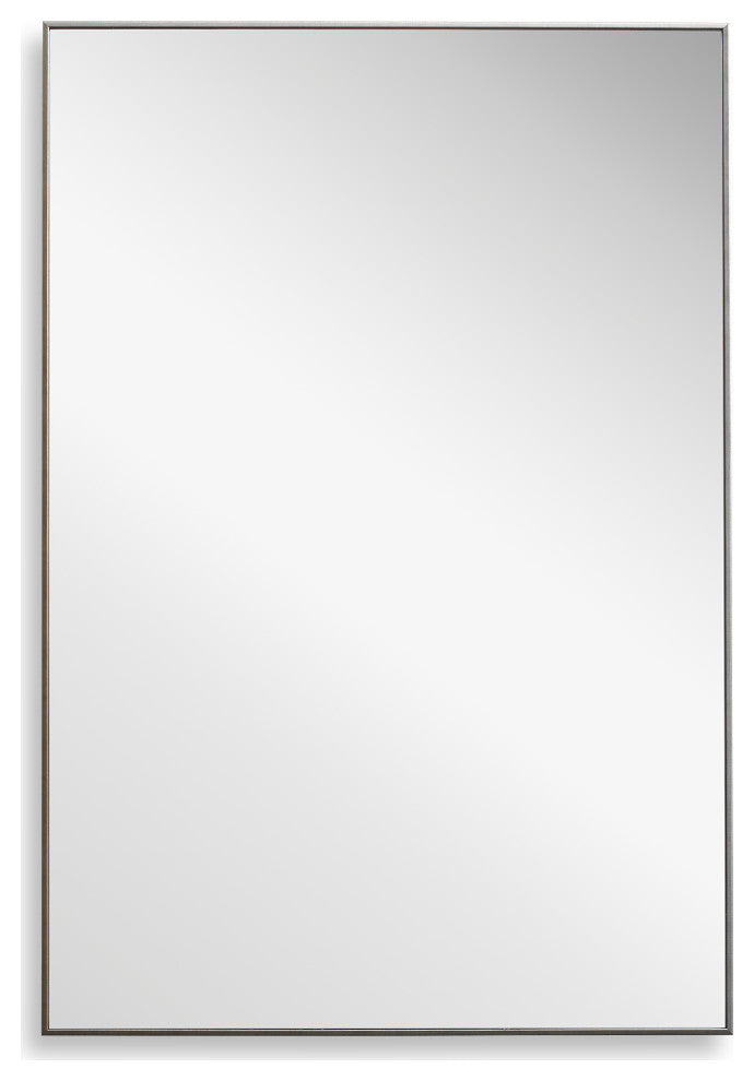 31" Industrial Gray Rectangle Mirror