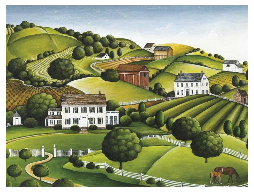 "Apple Valley" Digital Paper Print by David Carter Brown, 26"x20"