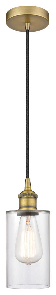 Innovations 616-1P-BB-G802-LED 1-Light Mini Pendant, Brushed Brass