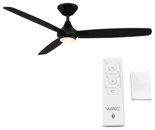 Blitzen Indoor/Outdoor 3-Blade Smart Ceiling Fan, Matte Black, With Light