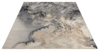 Nourison Maxell 5'3" x 7'3" Grey Modern Indoor Area Rug