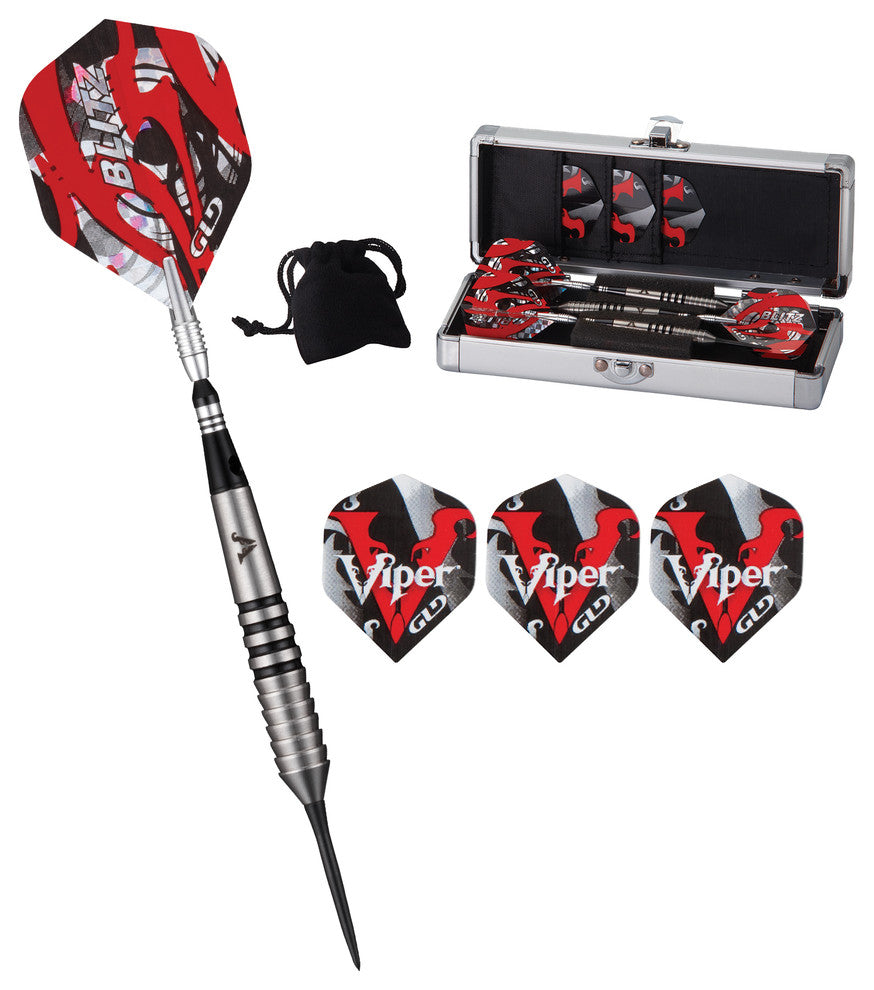 Blitz 95% Tungsten Steel Tip Darts, 26 Grams
