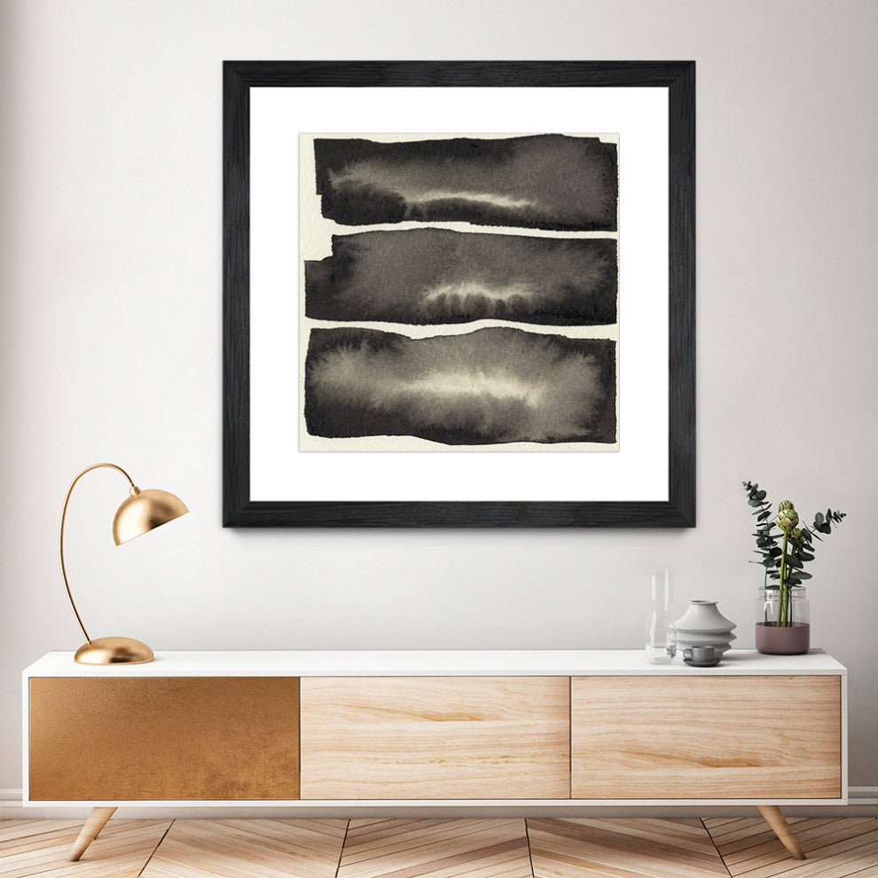 "Diverge I" Matted and Framed, 36" X 36"