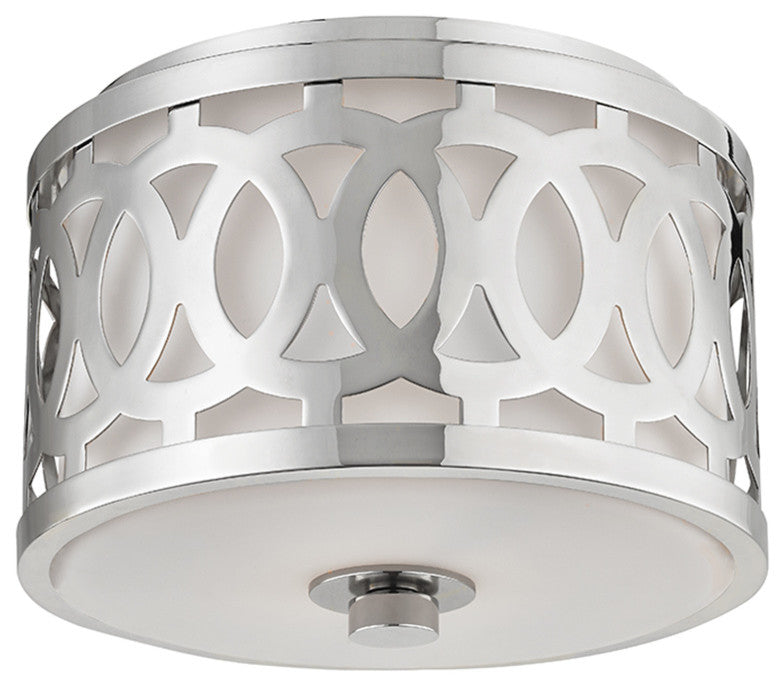 Hudson Valley 4310-PN, 1 Light Small Flush Mount