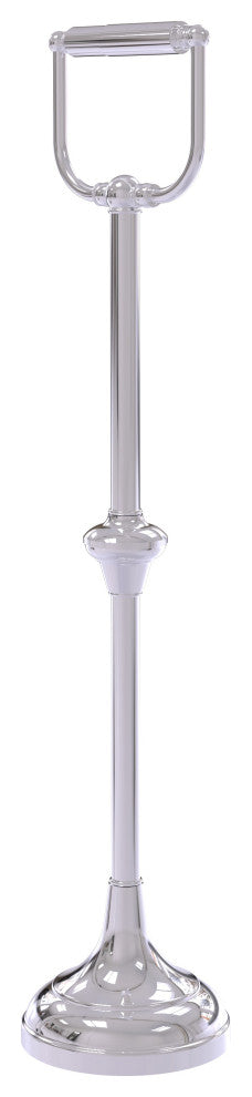 Free Standing Toilet Tissue Holder, Polished Chrome