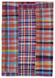 Rug N Carpet - Handmade Turkish 6' 9'' x 9' 8'' Contemporary Patchwork Kilim Rug