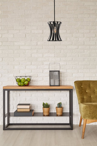 Leah 1-Light Pendant, Black
