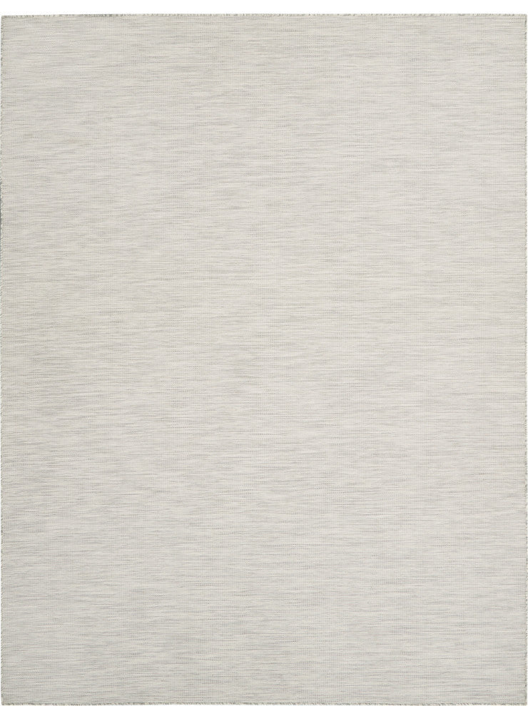 Nourison Positano Contemporary Area Rug, Light Grey, 10'x14'