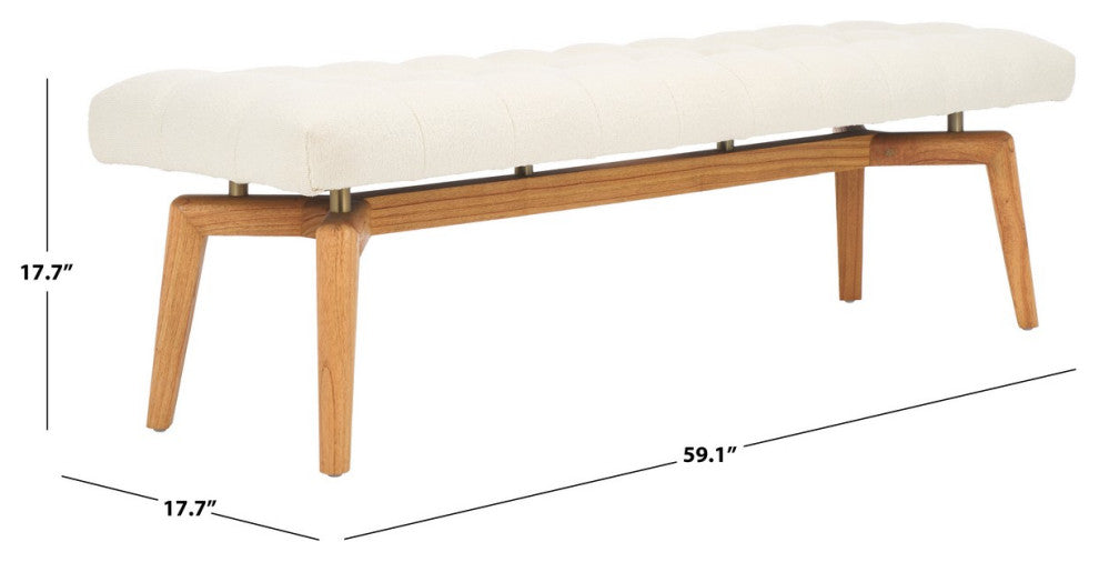 Safavieh Couture Gallagher Tufted Bench