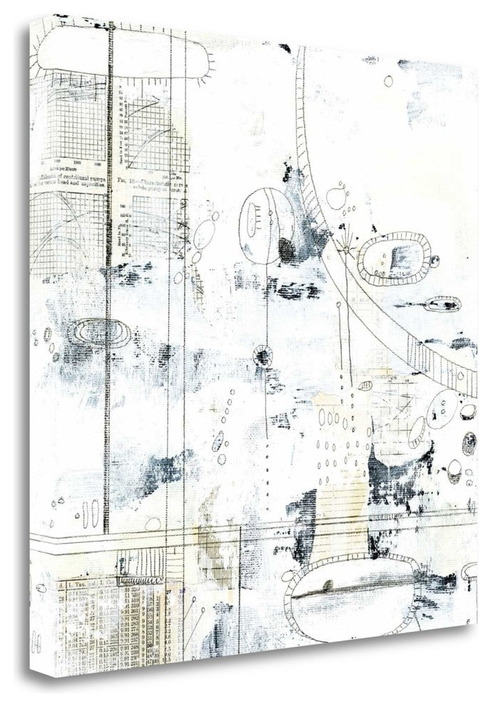 "Neutral Abstract" By Sarah Ogren, Giclee Print on Gallery Wrap Canvas