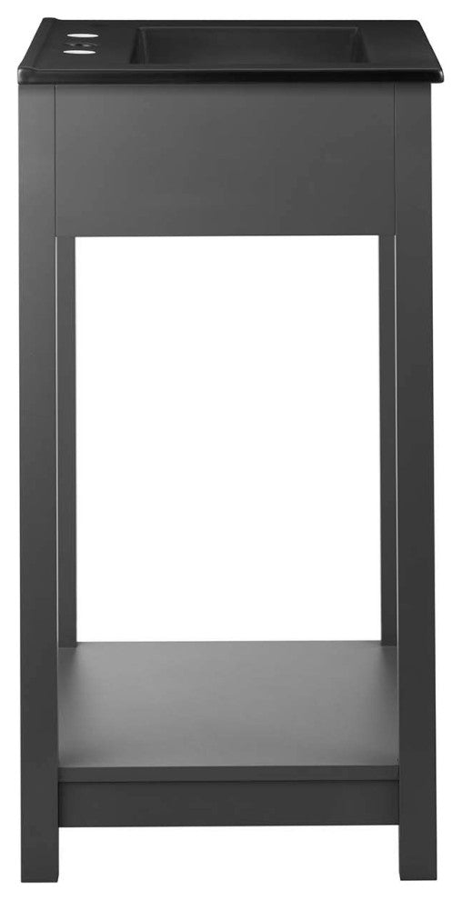 Altura 24" Bathroom Vanity, Gray Black