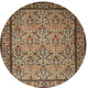 Ahgly Company Indoor Round Traditional Area Rugs, 3' Round
