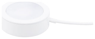 LED Puck Light, White, Single 6" Lead Wire/6' Power Cord