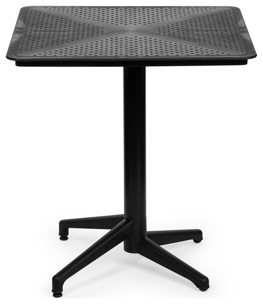 Omax Decor Flip Folding Plastic Outdoor or Indoor Bistro Dining Table 27.6 inch,