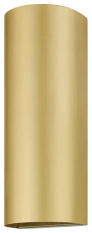 Bond 1 Light Satin Gold Outdoor/Indoor  ADA Large Sconce