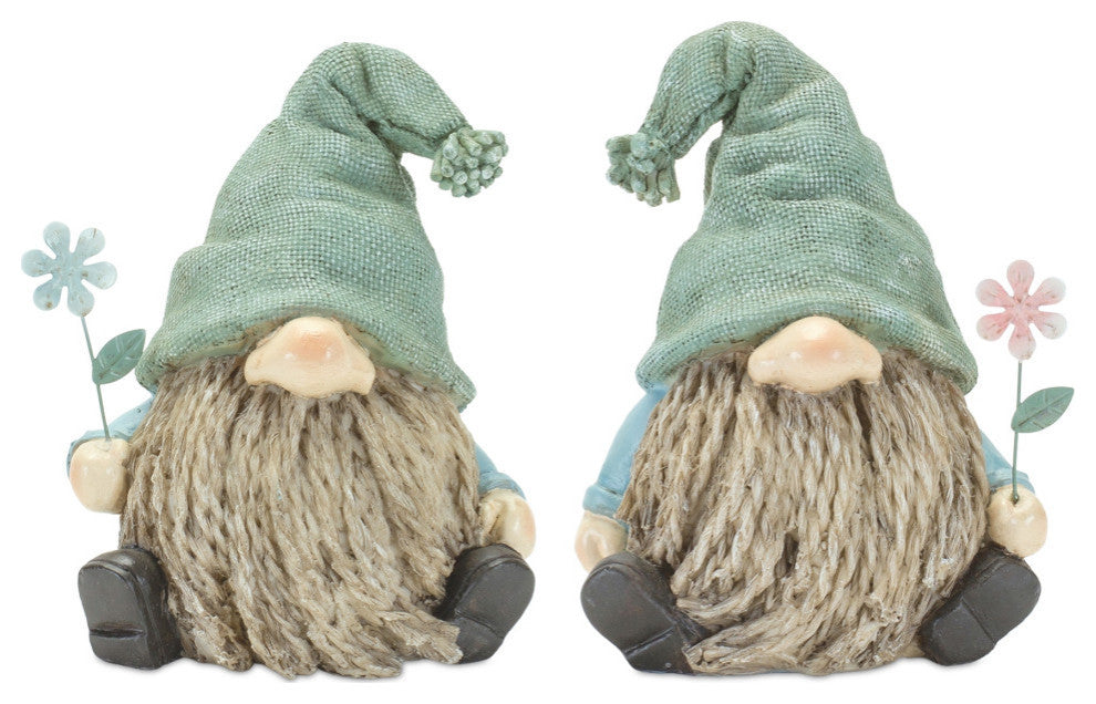 Gnome Figurine, 4-Piece Set