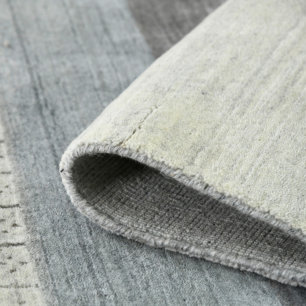 Blend Kently Area Rug, Ivory, 10' x 14', Striped