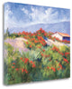 "Spring Poppies" By Brigitte Curt, Giclee Print on Gallery Wrap Canvas