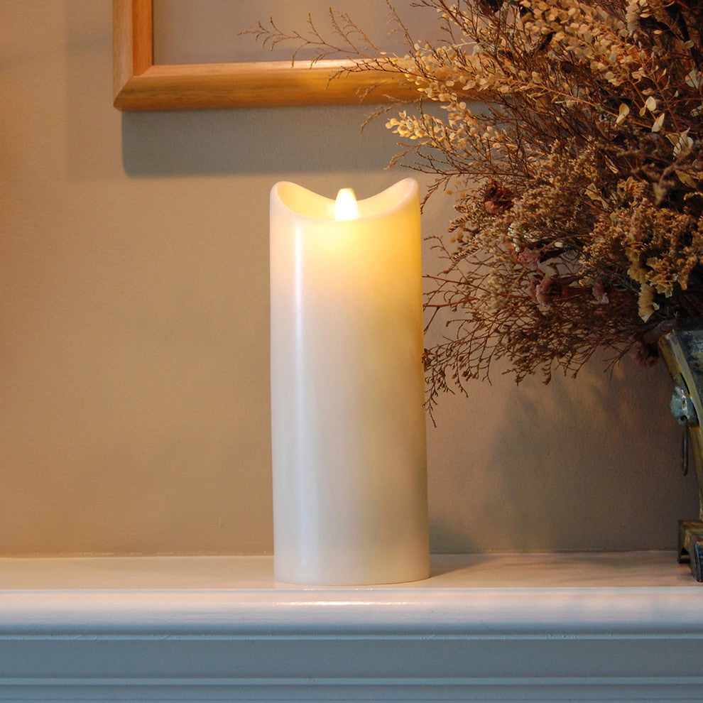 Action LED Pillar Candle, 3.5"x9"