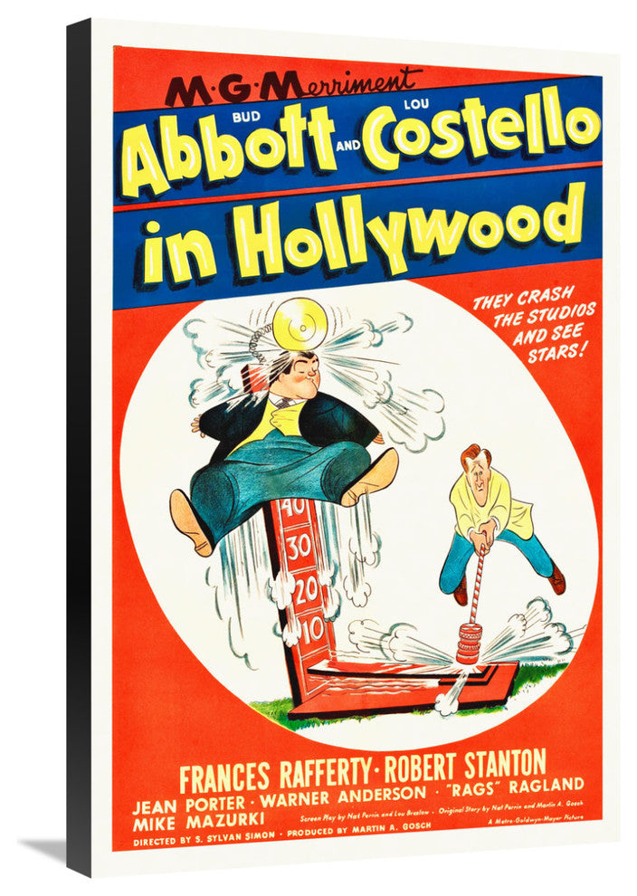 "Abbott & Costello - In Hollywood" Canvas by Hollywood Photo Archive, 20x30"