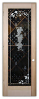 Wine Door - Grapes Strand Grape Ivy - Douglas Fir (stain grade) - 28" x 80"...