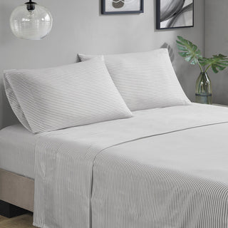 Madison Park Essentials Jaxon Stripe Comforter Set With Bed Sheets