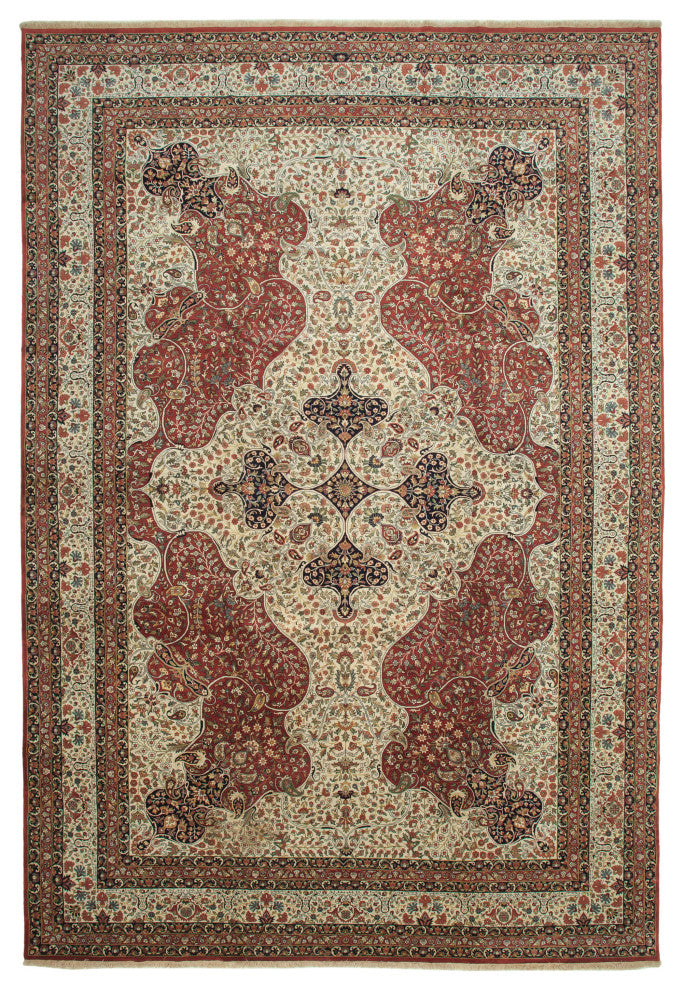Rug N Carpet - Handmade Oriental 12' 2" x 18' 0" Oversize Oushak Area Rug