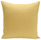 Geometric Decorative Pillow, Lemon, 20"x20"