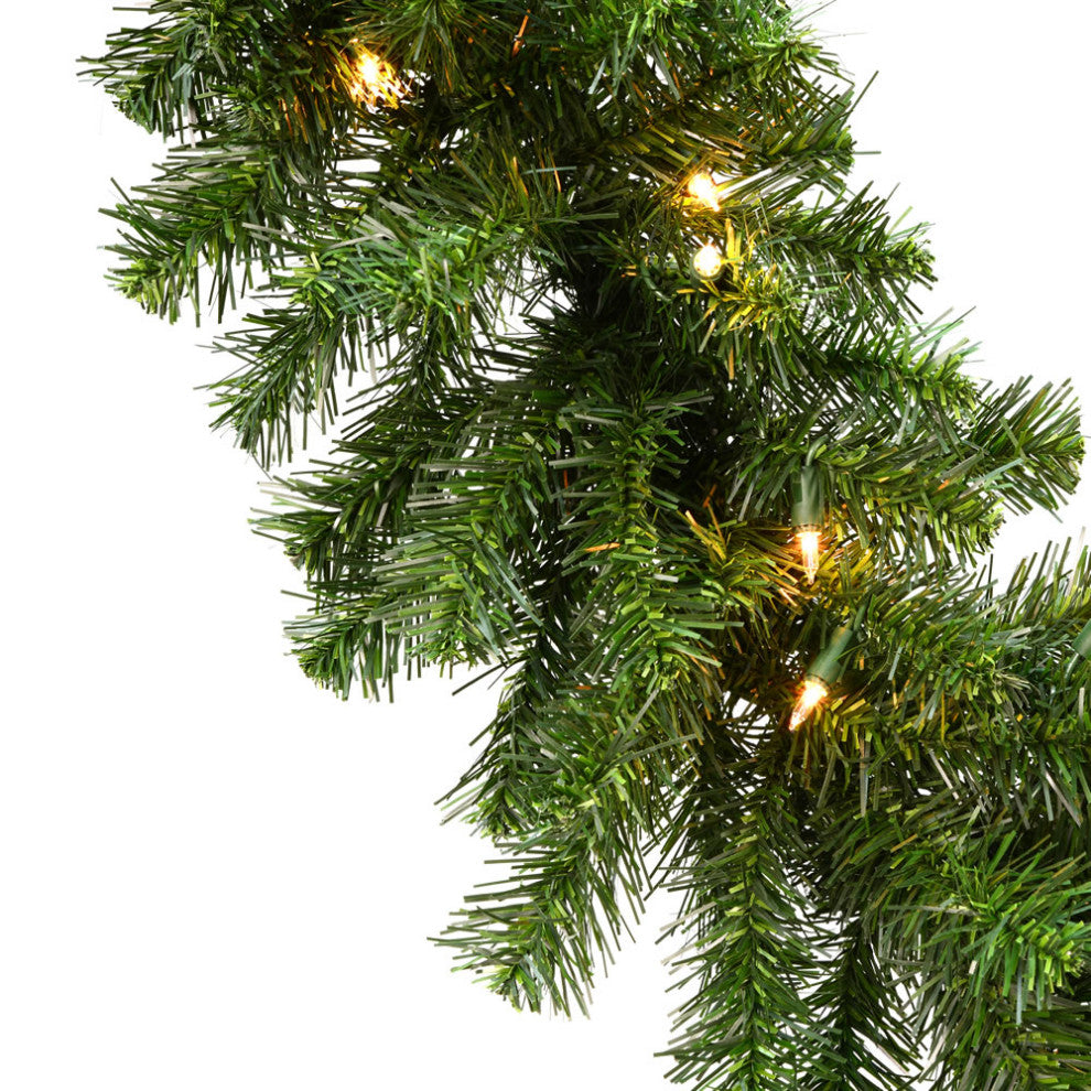 Vickerman Douglas Fir Garland, 9'x12", Clear Lights