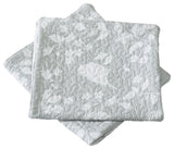 Birdsong 2 Piece Lumbar Pillow Shell Sets, Gray, (2) 14" X 26"
