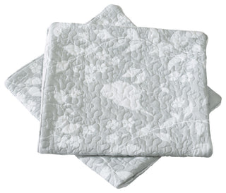 Birdsong 2 Piece Lumbar Pillow Shell Sets, Gray, (2) 14" X 26"