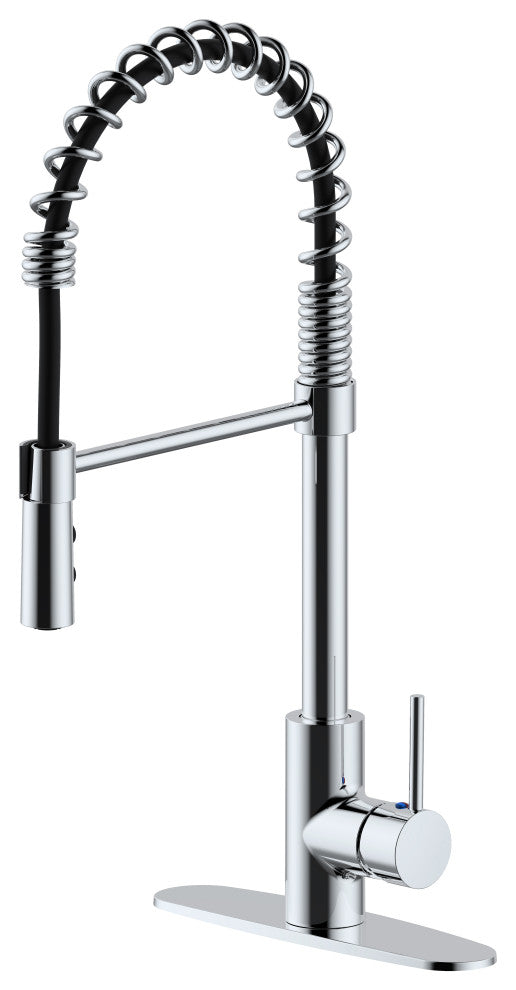 36" Single Bowl Farmhouse Solid Surface Sink and Faucet Kit, Polished Chrome