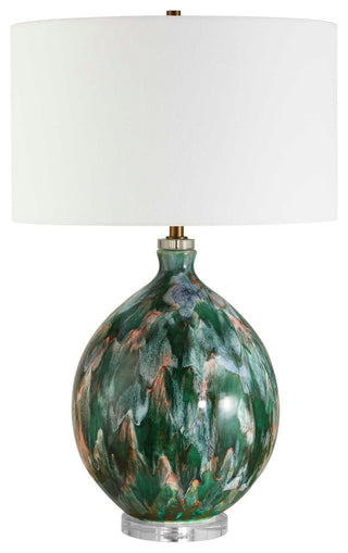 Uttermost Mihaela Drip Glaze Table Lamp